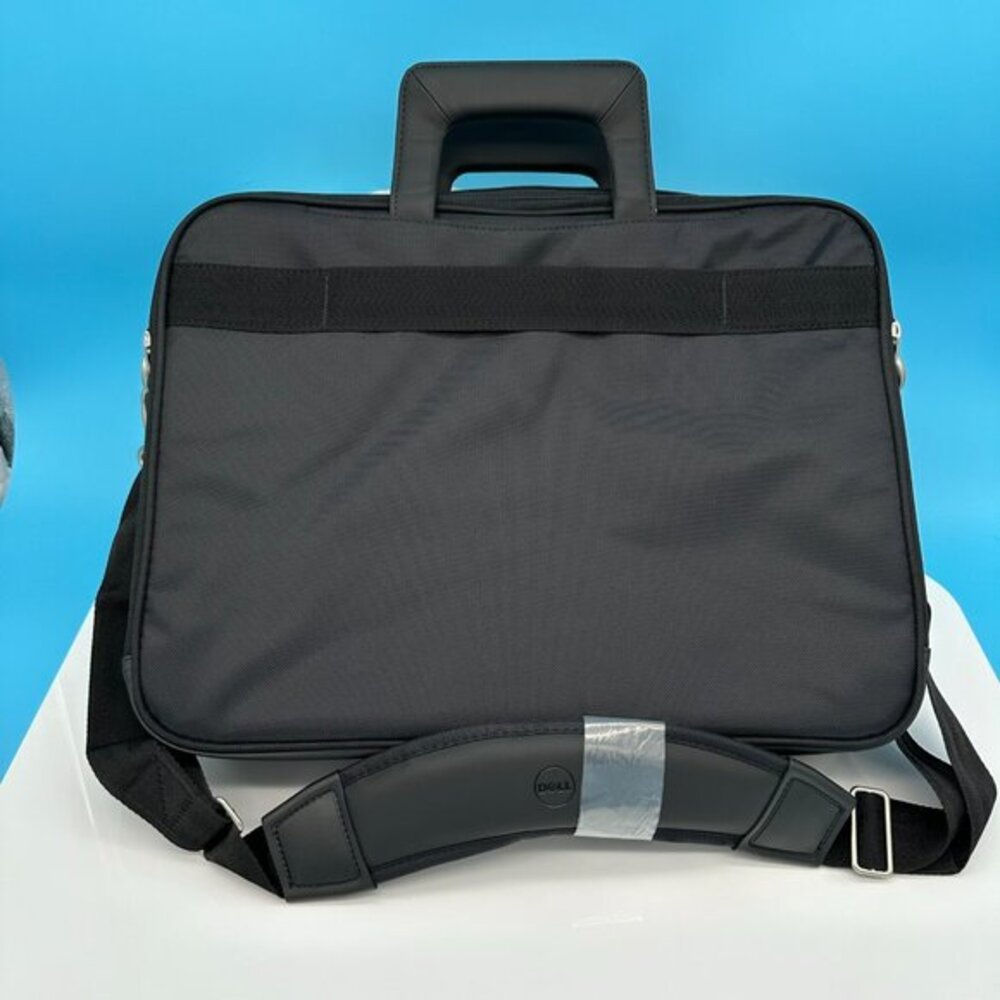 Genuine Dell Black Nylon Notebook Bag with Shoulder Strap-Fits 16" Screen, NWOT - Picture 5 of 13